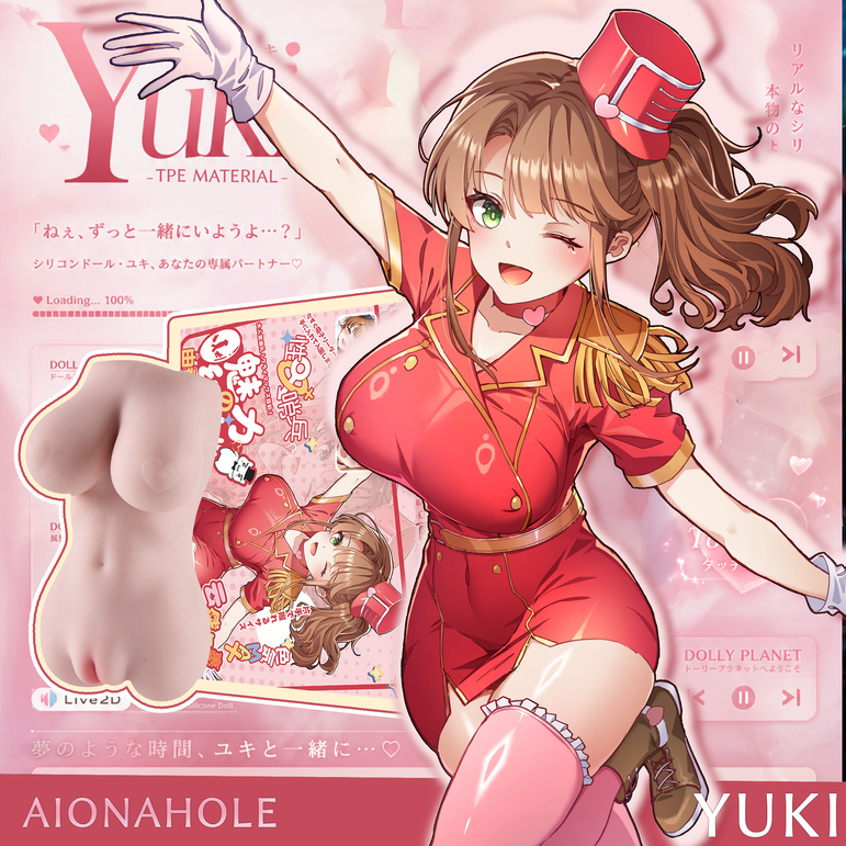 AOHOL × Mizuryu Kei YUKA Anime Pocket Pussy – Soft Tight Onahole Male Masturbator